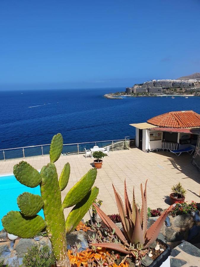 Very Romantic Seaview Apartment Patalavaca Mogan With Warm Pool Eksteriør bilde