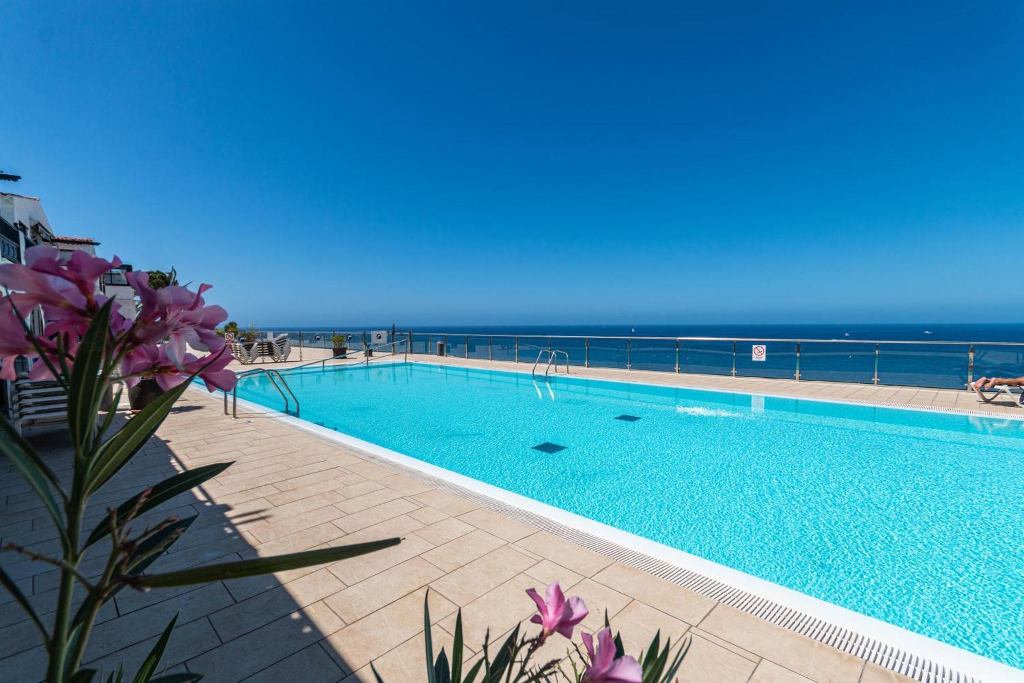 Very Romantic Seaview Apartment Patalavaca Mogan With Warm Pool Eksteriør bilde